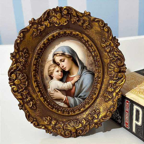 Quadro Colo de Mãe - 15x13 cm