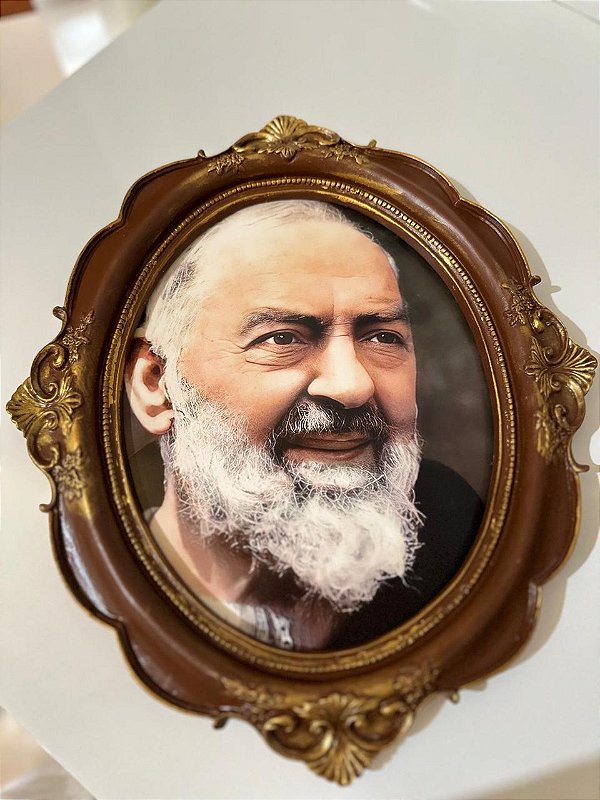 Quadro Padre Pio 35x30 cm
