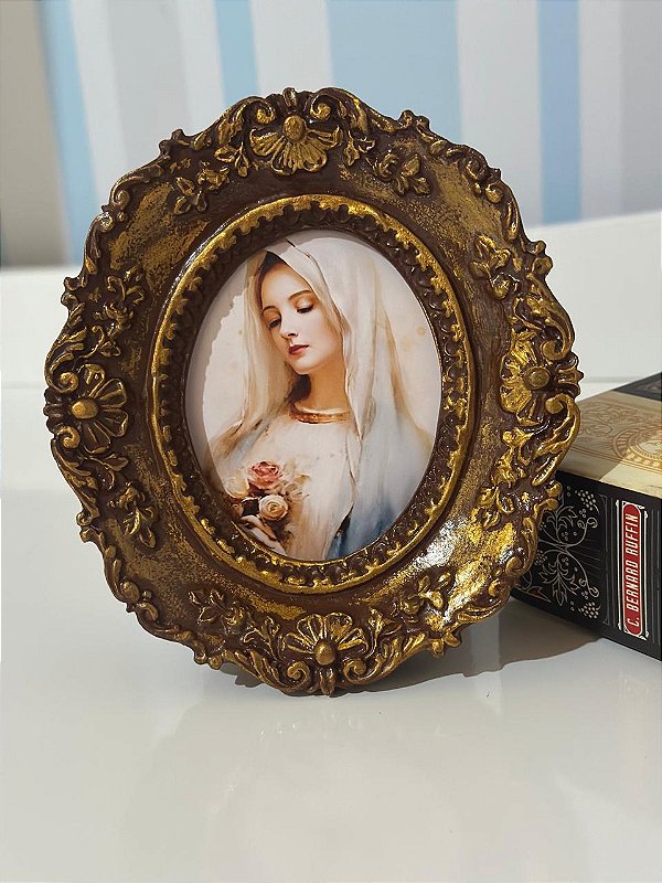 Quadro Doce Coração de Maria | 15x13 cm