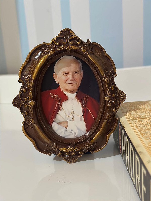 Quadro São João Paulo II - 14x12 cm