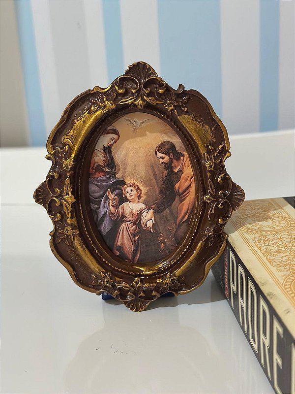 Quadro Sagrada Família - 14x12 cm