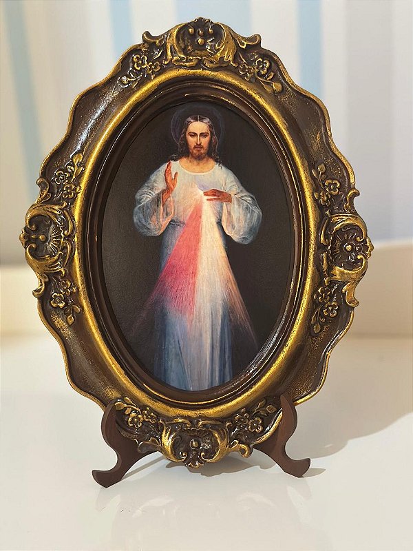 Quadro Jesus Misericordioso | 21x16 cm