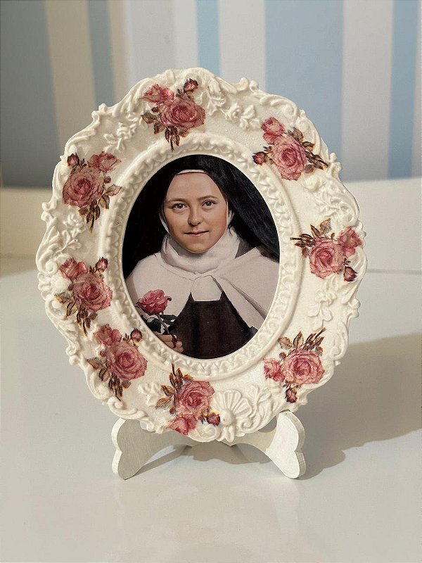 Quadro Santa Teresinha do Menino Jesus | 15x13 cm | Modelo 2