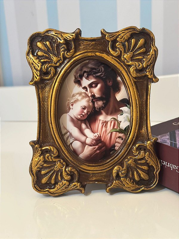 Quadro Glorioso São José | 15x13 cm