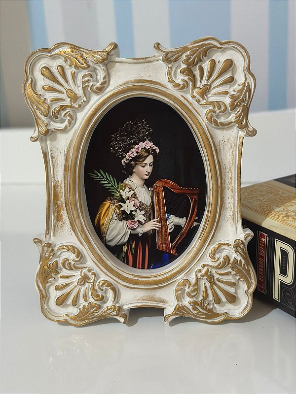 Quadro Santa Cecília | 15x13 cm