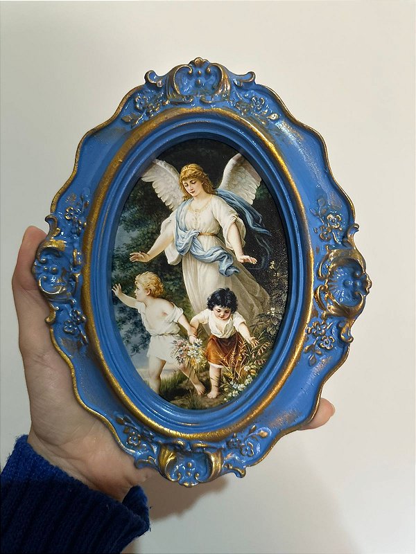 Quadro Santo Anjo da Guarda | 21x16 cm