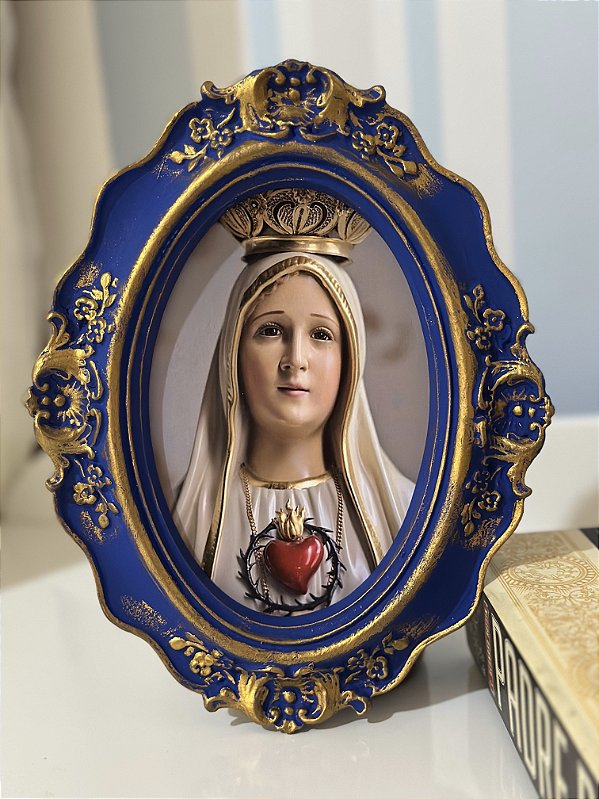 Quadro Nossa Senhora de Fátima | 21x16 cm