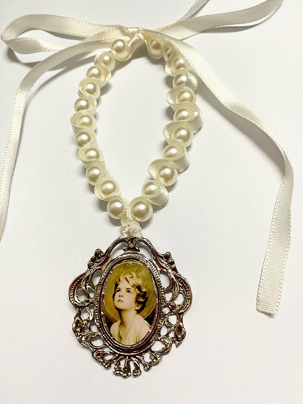 Medalhão de Berço Menino Jesus