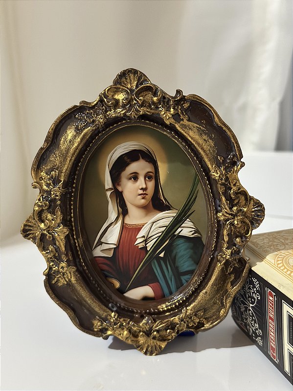 Quadrinho Santa Luzia | 14x12 cm