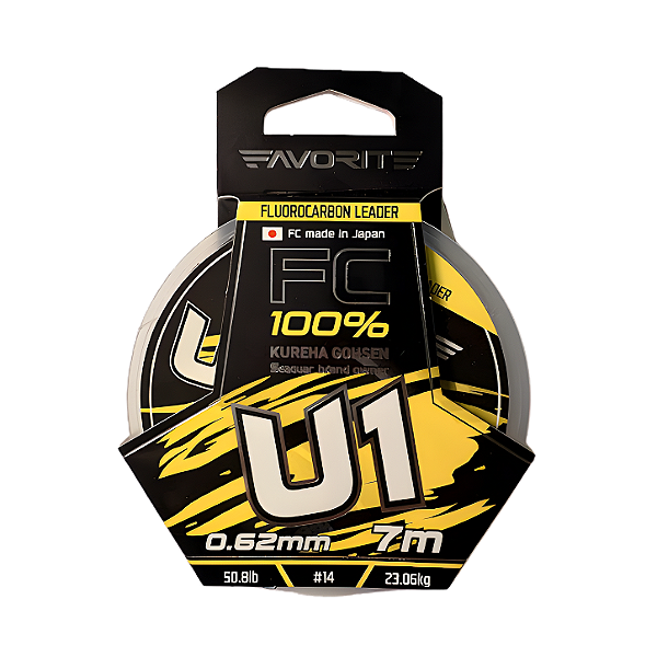 Fluorocarbon Favorite U1 0,62mm 7m 50,8lb | Pesca Plus