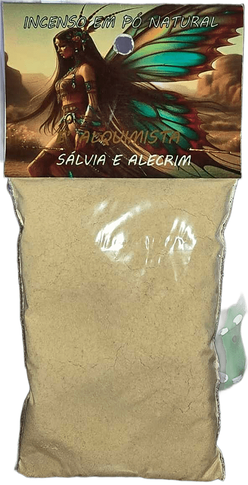 Incenso em Pó Natural - Sálvia e Alecrim 40g