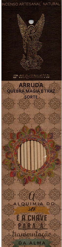 Incenso Orgânico - Arruda