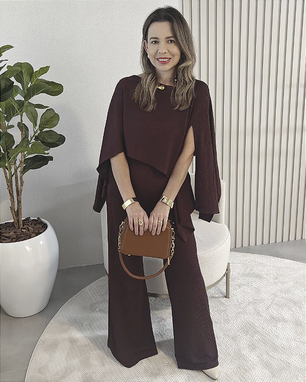 Conjunto Andresa Marrom