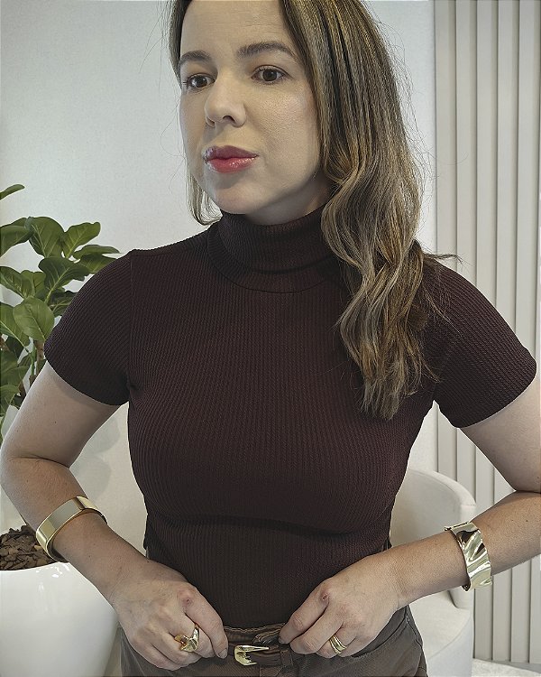 Blusa Deise Marrom