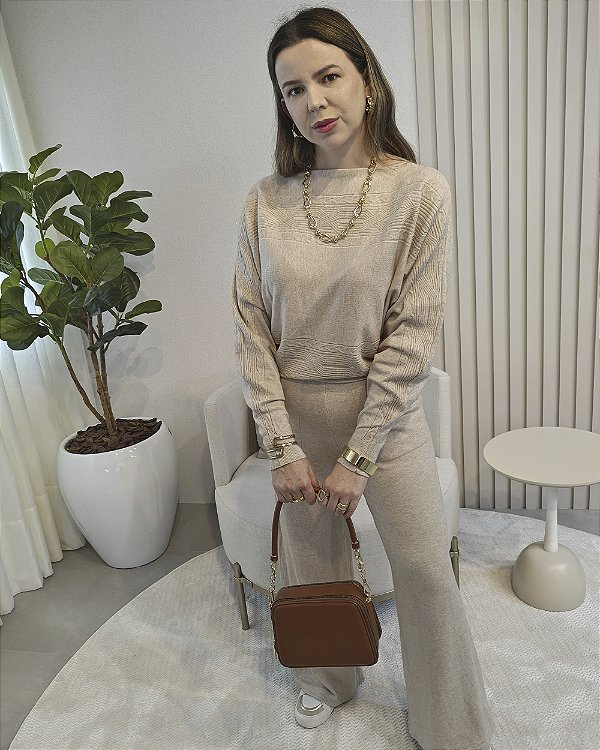 Conjunto Thais Bege