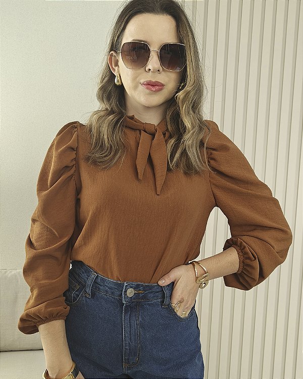 Blusa Carina Marrom