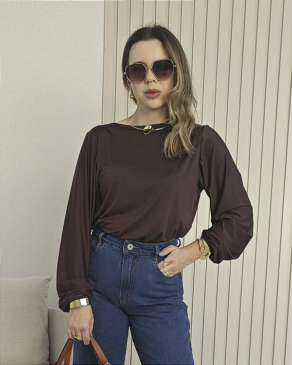 Blusa Viviana Marrom