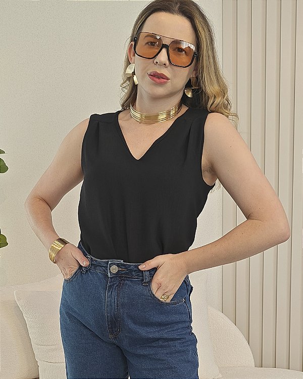 Blusa Roberta Preto