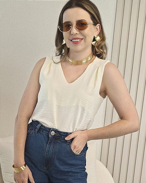 Blusa Roberta Branco