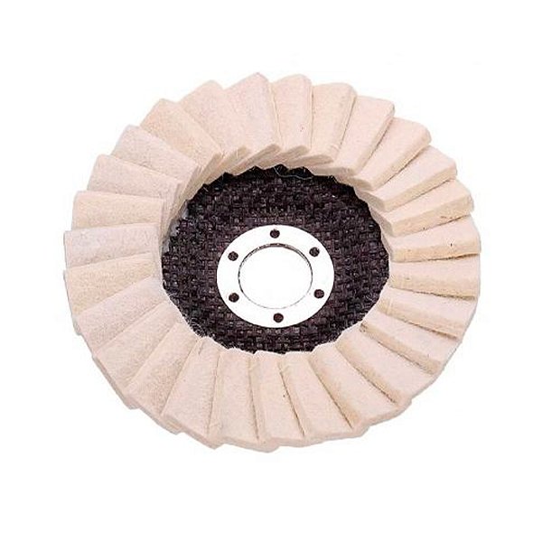 Disco Flap de Feltro Para Polimento 4.1/2" 115mm Polish Berwanger