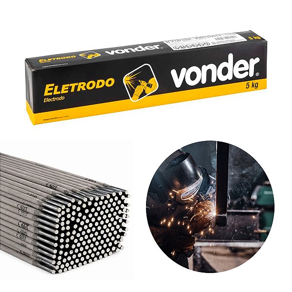 Eletrodo de Solda 6013 - 4,0mm Caixa 5 kg Vonder