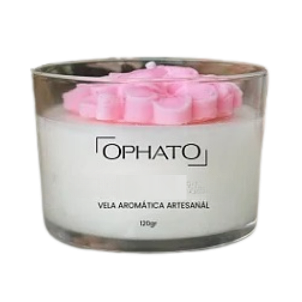 Vela Aromática 120gr com Tampa de Madeira - Lavanda