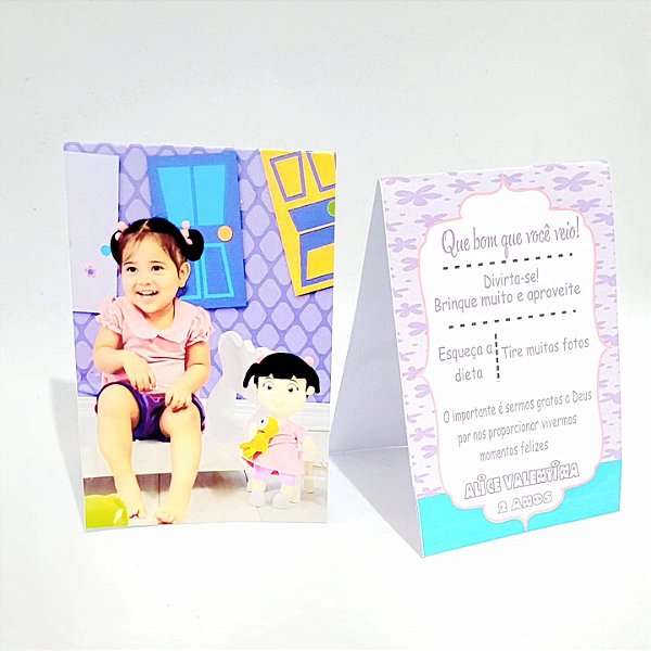 Plaquinha de Mesa Personalizada Frente e Verso – Destaque com Elegância e Praticidade! ✨