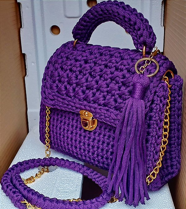 Bolsa de ombro em fio Náutico Modelo Ana