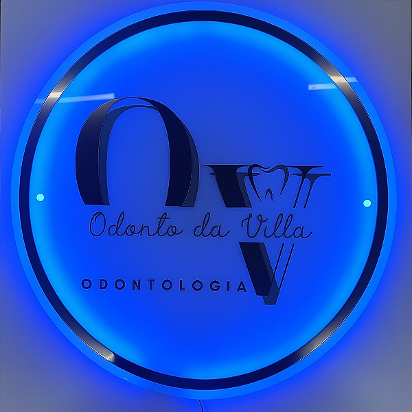 DUPLICADO - Placa Letreiro personalizado Led Neon em acrílico 80x80