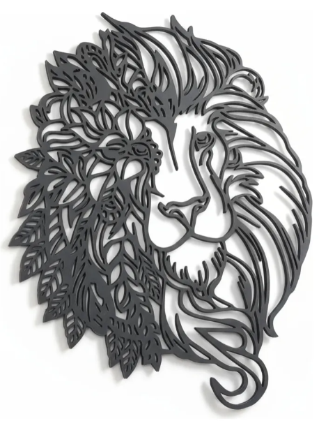 Decoração de Parede em MDF - PRETO