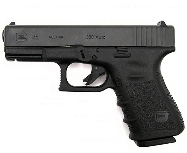 PISTOLA GLOCK G25 CALIBRE .380 ACP
