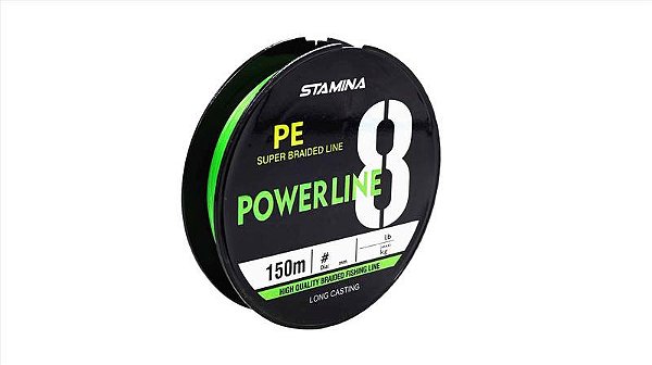 Linha Multifilamento Powerline Verde 8x (150mts)