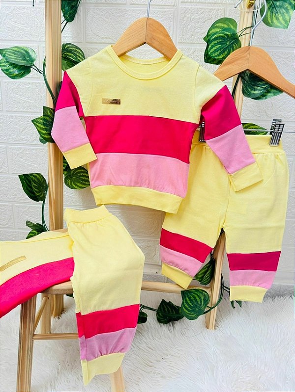 Conjunto Moletinho Listras