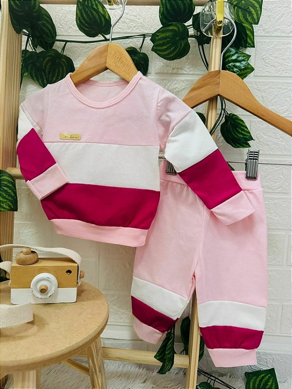 Conjunto Moletinho Listras
