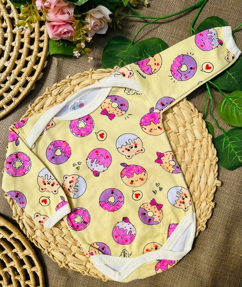 Body Estampado - Manga Longa