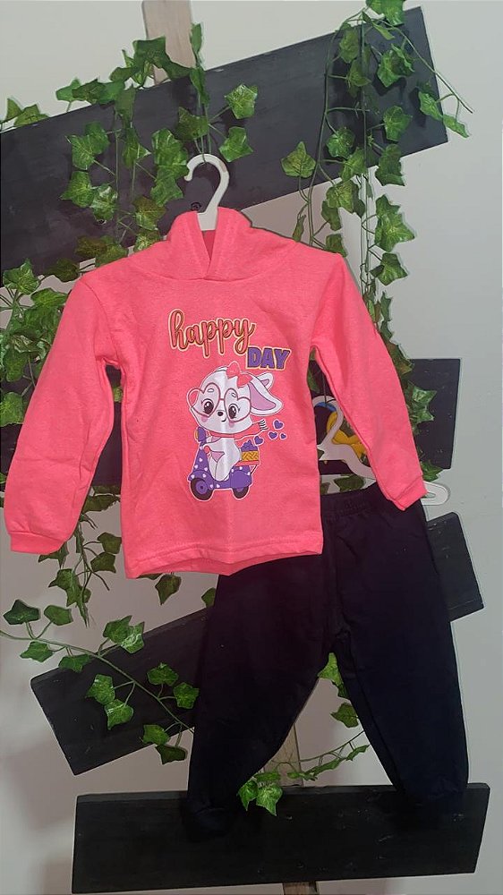 Conjunto Moletom Com Capuz