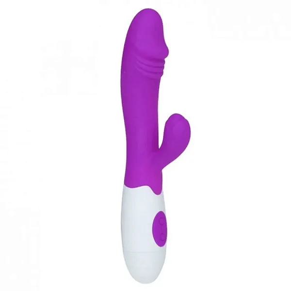 Vibrador com Glande e Estimulação Clitóris