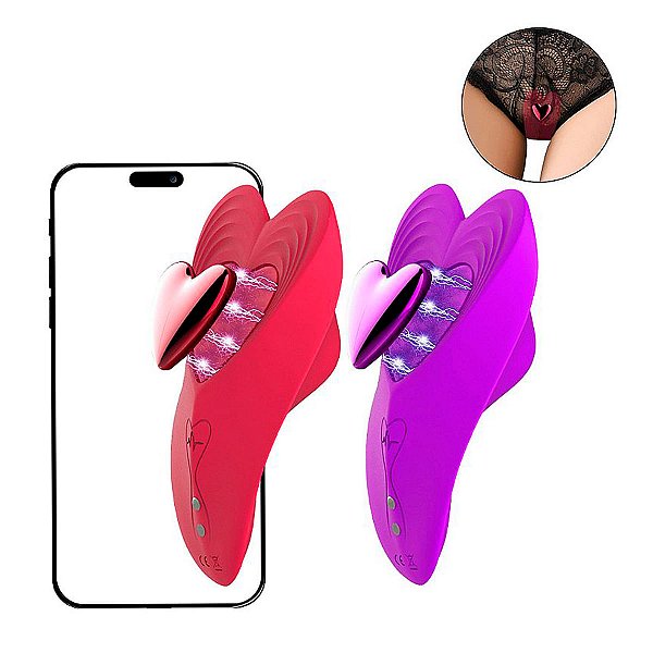 Vibrador de Calcinha via App Red Heart