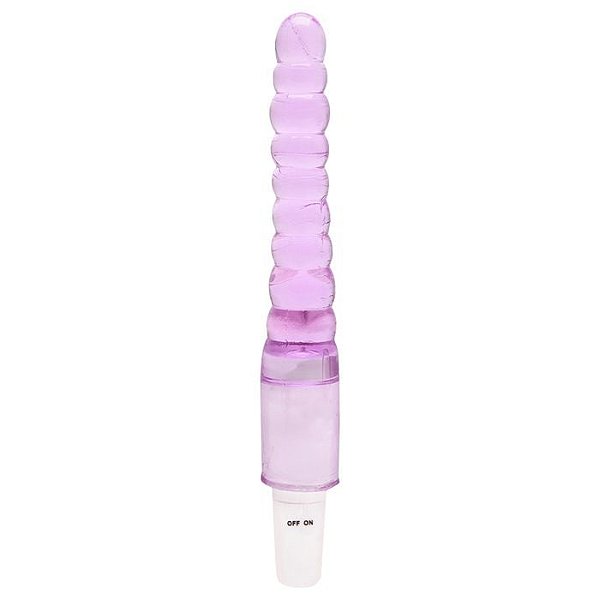 Vibrador em Silicone com Estimulador Anelado