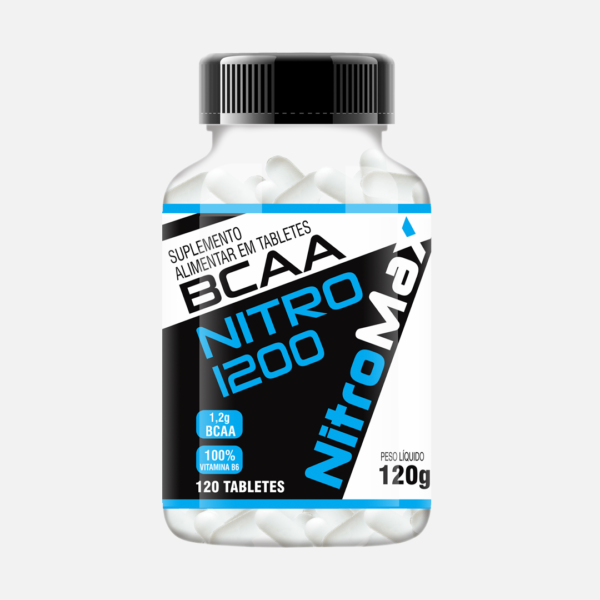 BCAA Nitro 1200mg com Vitamina B6 - Nitromax