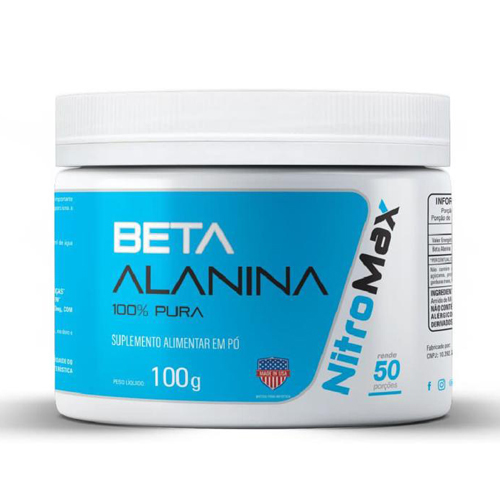 Beta Alanina Pura Importada 100g - Nitromax