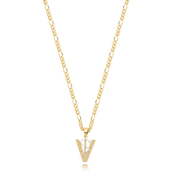 Colar Masculino Veterinária com Cordão 3x1 Banhado a Ouro 18K