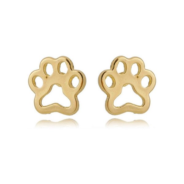 Brinco Patinha Banhado Ouro 18k