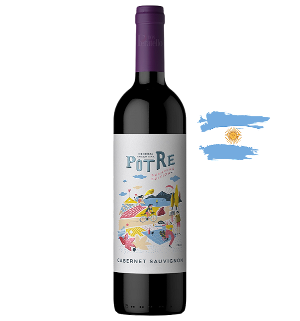 Potre Cabernet Sauvignon Sunshine - Vinho Tinto Fino Argentino