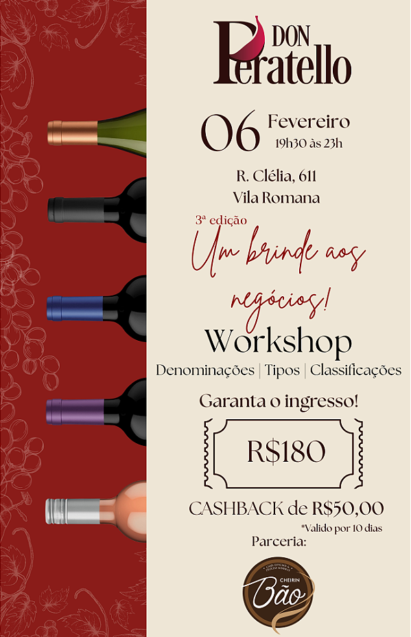 Um Brinde aos Negócios! 3ª edição