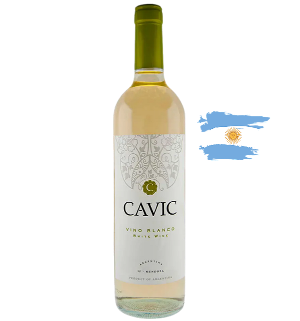CAVIC Branco - Vinho Argentino Meio Seco