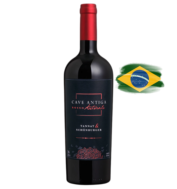 Cave Antiga Rosso Autorale Tannat e Schonburger - Vinho Tinto Nacional