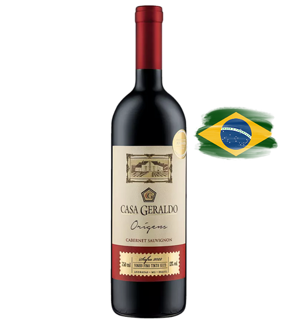 Casa Geraldo Cabernet Origens - Vinho Tinto Nacional