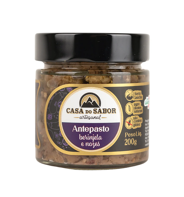 Antepasto de Berinjela com Nozes Casa do Sabor