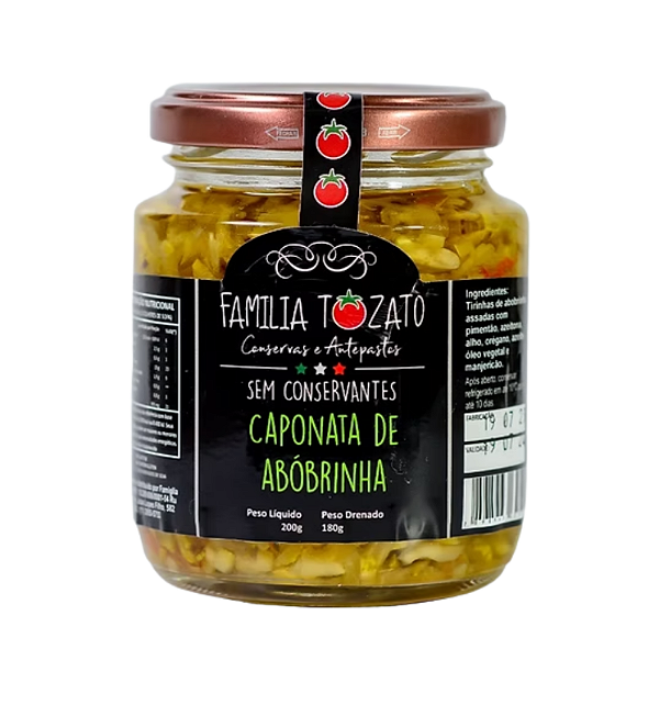 Caponata de Abobrinha Gourmet Tozato